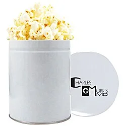1 Quart Gourmet Popcorn Tin - Kettle Corn