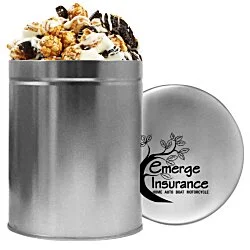 1 Quart Gourmet Popcorn Tin - Cookies & Cream