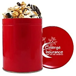 1 Quart Gourmet Popcorn Tin - Cookies & Cream