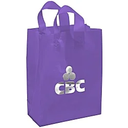 Soft-Loop Frosted Shopper - 13" x 10" - Foil