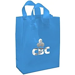 Soft-Loop Frosted Shopper - 13" x 10" - Foil