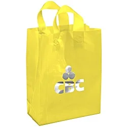 Soft-Loop Frosted Shopper - 13" x 10" - Foil