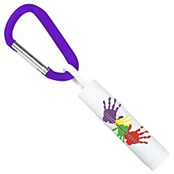 Soy Lip Balm with Carabiner