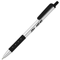 Grip Click Pen - Silver