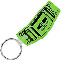 Safety Belt Soft Keychain - Translucent