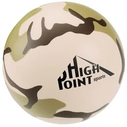 Camouflage Round Stress Reliever - 24 hr