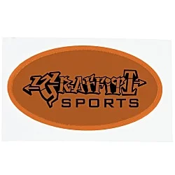 Reflective Sticker - Oval - 1-1/4" x 2-1/4"