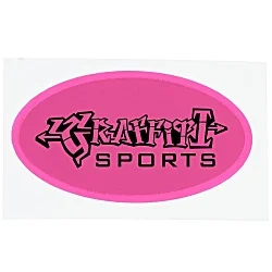 Reflective Sticker - Oval - 1-1/4" x 2-1/4"
