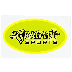 Reflective Sticker - Oval - 1-1/4" x 2-1/4"