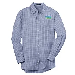 Easy Care Plaid Dress Shirt - Men's