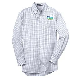 Easy Care Plaid Dress Shirt - Men's
