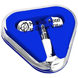 Ear Buds with Triangle Case