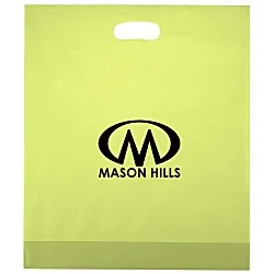 Colored Frosted Die-Cut Convention Bag - 18" x 15"