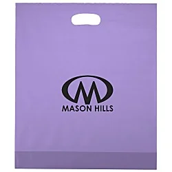 Colored Frosted Die-Cut Convention Bag - 18" x 15"