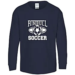 Gildan 5.3-oz Cotton LS T-Shirt - Youth