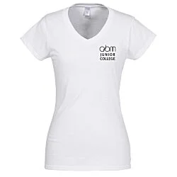 Gildan Softstyle V-Neck T-Shirt - Ladies' - Screen