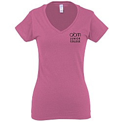 Gildan Softstyle V-Neck T-Shirt - Ladies' - Colors - Screen