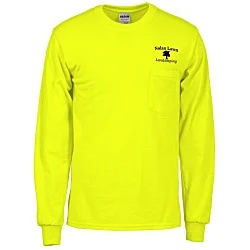 Gildan 6 oz. Ultra Cotton LS Pocket T-Shirt - Colors - Screen