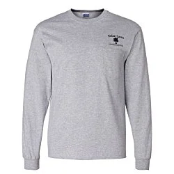 Gildan 6 oz. Ultra Cotton LS Pocket T-Shirt - Colors - Screen