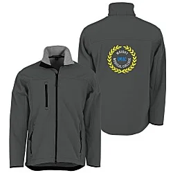 Thermal Stretch Soft Shell Jacket - Men's - Back Embroidered