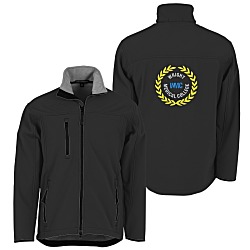 Thermal Stretch Soft Shell Jacket - Men's - Back Embroidered