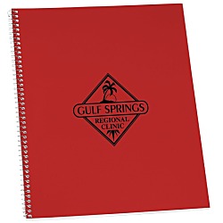 Poly Cover Notebook - 10-7/8 x 8-3/16 - Wide Rule - Opaque