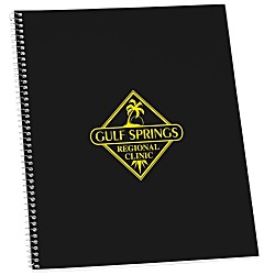 Poly Cover Notebook - 10-7/8 x 8-3/16 - Wide Rule - Opaque