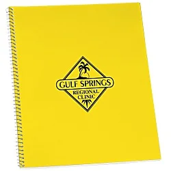 Poly Cover Notebook - 10-7/8 x 8-3/16 - Wide Rule - Opaque