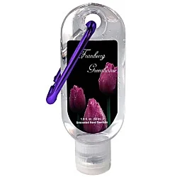 Hand Sanitizer with Carabiner - 1.9 oz.- 24 hr