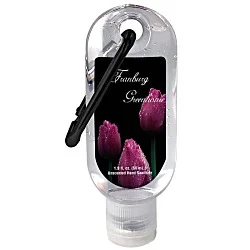 Hand Sanitizer with Carabiner - 1.9 oz.- 24 hr