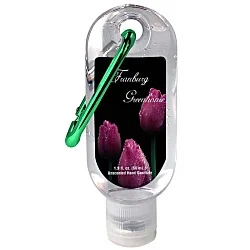 Hand Sanitizer with Carabiner - 1.9 oz.- 24 hr