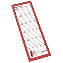 Souvenir Magnetic Manager Notepad - Grocery - 50 Sheet