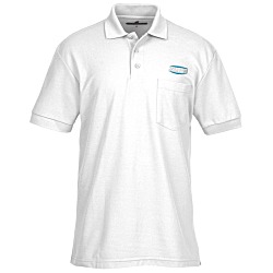 Soft Touch Pique Sport Shirt with Pocket - Men's