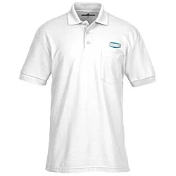 Soft Touch Pique Sport Shirt with Pocket - Men's