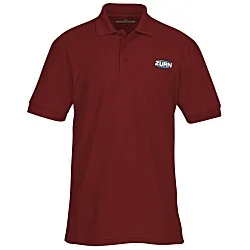 Soft Touch Pique Sport Shirt with Pocket - Men's