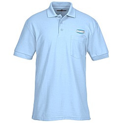 Soft Touch Pique Sport Shirt with Pocket - Men's