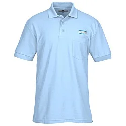 Soft Touch Pique Sport Shirt with Pocket - Men's