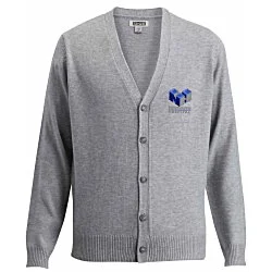 Acrylic V-Neck Cardigan - Men's