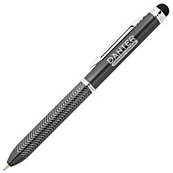Chevron Dual Ink Stylus Metal Pen