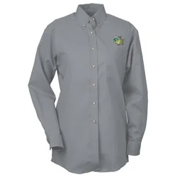 Soil Release Button Down Poplin Shirt - Ladies' - 24 hr