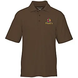 Moreno Textured Micro Polo - Men's - Embroidered