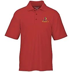 Moreno Textured Micro Polo - Men's - Embroidered