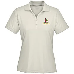 Moreno Textured Micro Polo - Ladies' - Embroidered