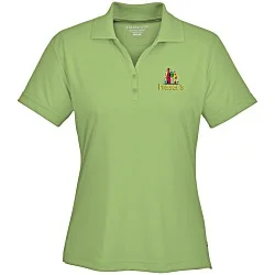 Moreno Textured Micro Polo - Ladies' - Embroidered