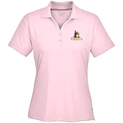 Moreno Textured Micro Polo - Ladies' - Embroidered