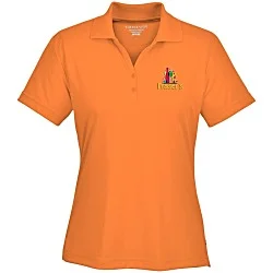 Moreno Textured Micro Polo - Ladies' - Embroidered