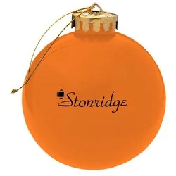 Round Shatterproof Ornament - Opaque
