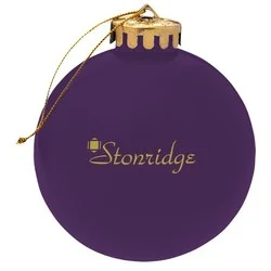 Round Shatterproof Ornament - Opaque