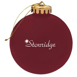 Round Shatterproof Ornament - Opaque