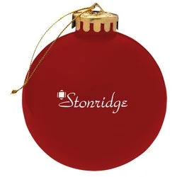 Round Shatterproof Ornament - Opaque